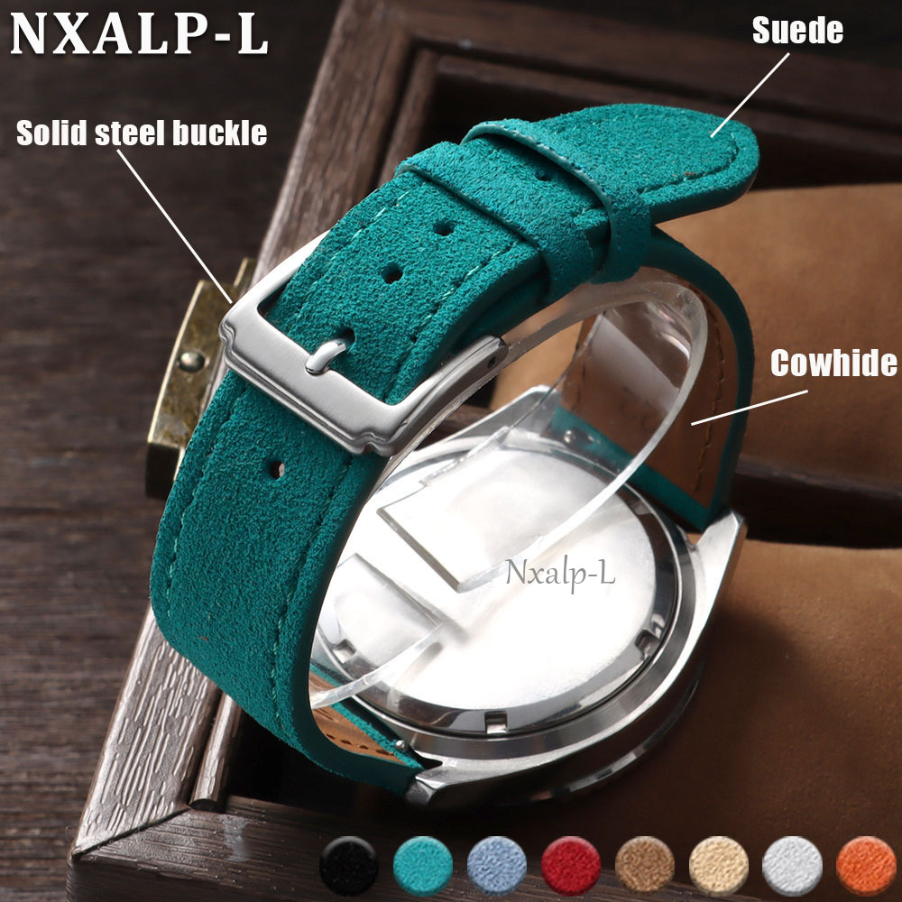 Suede Strap Watch - Dayanıklı Süet Sığır Derisi Saat Kayışı