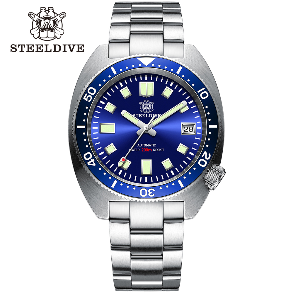 Seiko Watch Prospex - STEELDIVE 42mm İnce Abalone SD1977 Safir