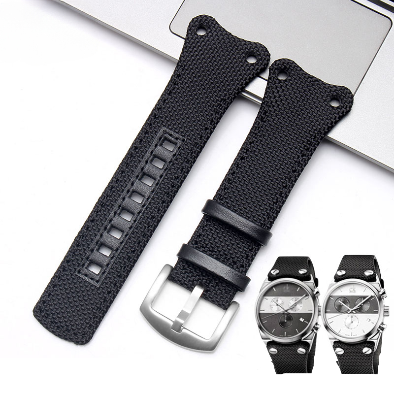 Canvas Strap Watch - CK naylon tuval anti-alerji su geçirmez