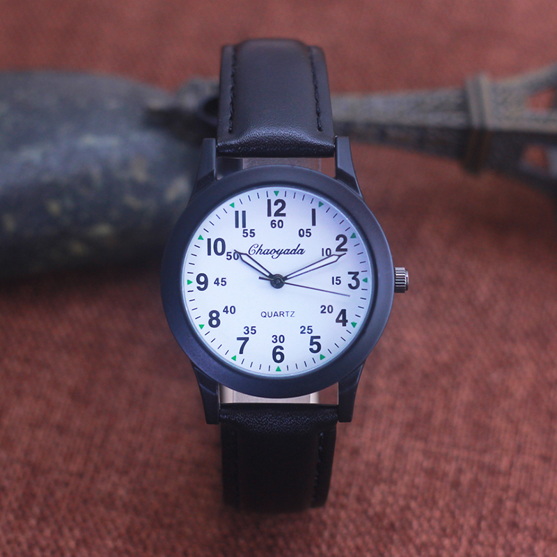Leather Watch Band Men - Chaoyada moda erkekler Boys deri kayış