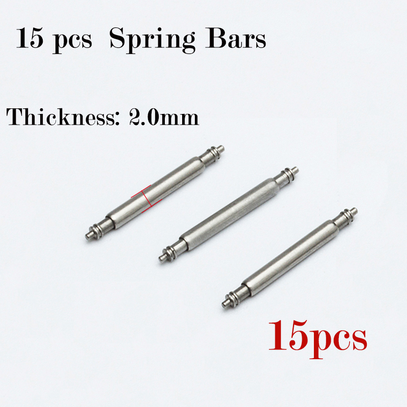 15 adet saat kayışı Pin 2.0mm  - Spring Bar Tool Set incelemesi ve fiyatı