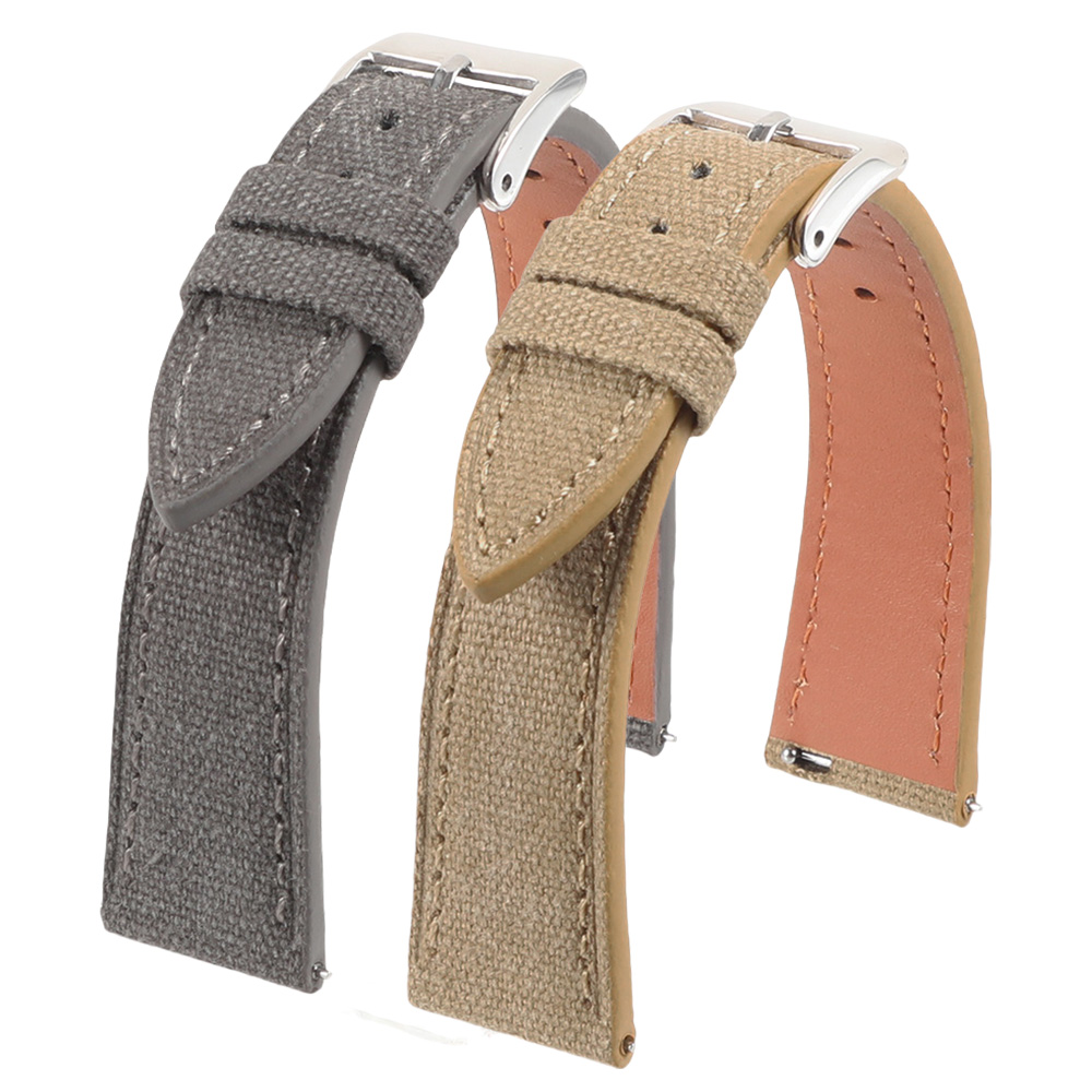 El yapımı ince saat kayışı 18m - Canvas Strap Watch incelemesi ve fiyatı