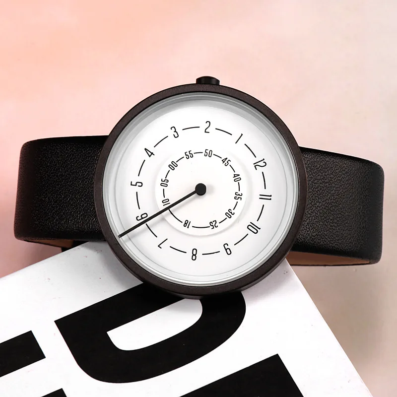 2020 yaratıcı saatler moda bas - Leather Watch Band Men incelemesi ve fiyatı