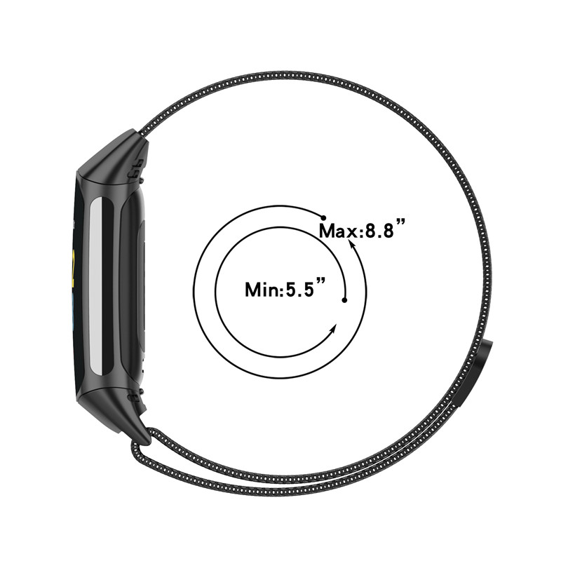 Metal Band Fitbit şarj için 5  - Mesh Strap Metal incelemesi ve fiyatı